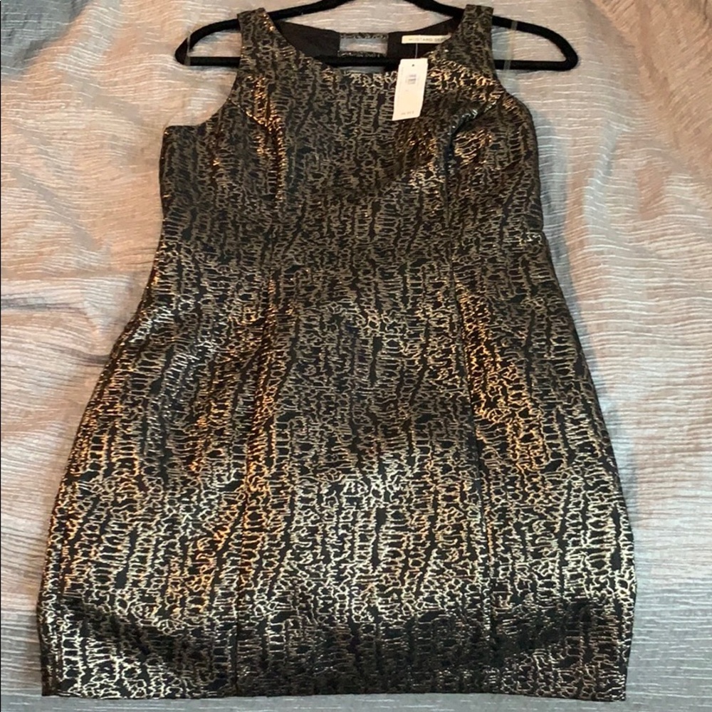 Black & Gold Dress. Size M. With Tags.